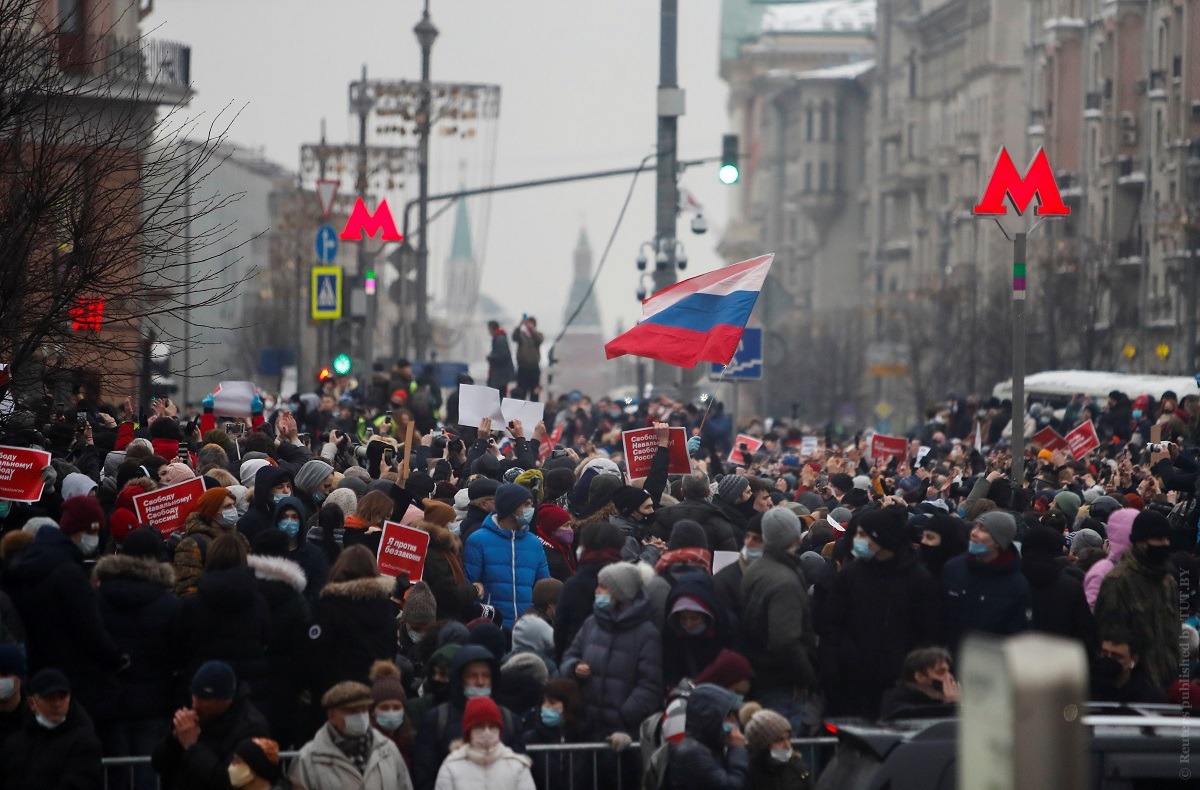 навальный митинг москва